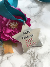 Personalised Medal - Best Teacher - Thank You Teacher Gift - Fred And Bo