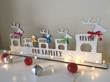 Reindeer Family Personalised Christmas Decoration - Fred And Bo