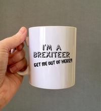 I’m a brexiteer get me out of here- ceramic mug- political humour - Fred And Bo