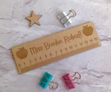 Personalised ruler - personalised gift - thank you teacher gift - Fred And Bo