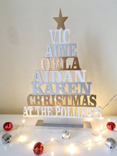 Laser cut Christmas tree personalised - Fred And Bo