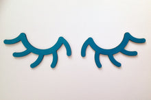Sleepy lashes sleepy eyes laser cut wood wall decor - Fred And Bo