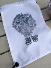 Lion tattoo style Personalised drawstring gym bag - - Fred And Bo