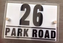 Contemporary Door Number Plaque Personalised - Fred And Bo