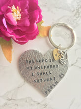 Psalm 23 stamped Keyring - Fred And Bo
