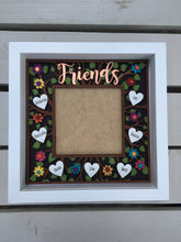Friends photo frame - hand painted personalised friends gift - Fred And Bo