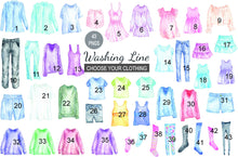 Family Clothes Line Framed Print - Fred And Bo