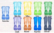Personalised Wellie Boot Glass Chopping Board - Fred And Bo