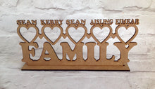 Family photo frame personalised - Fred And Bo