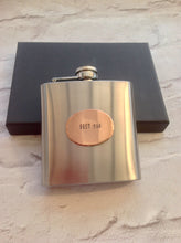 HIP FLASK - grooms gift - Best man gift - personalised hand stamped hip flask - Fred And Bo
