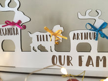 Reindeer Family Personalised Christmas Decoration - Fred And Bo