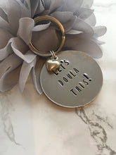 Let’s Doula This hand stamped metal key ring - Fred And Bo