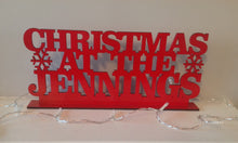Christmas at the ...... Standing plaque - Fred And Bo