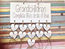 Family circle of love grandparent Personalised plaque laser cut - Fred And Bo