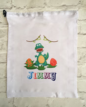 Personalised drawstring gym bag - Dinosaur design - Fred And Bo