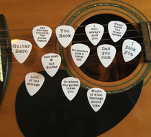 Guitar Pick- custom order personalised (set of 3) - Fred And Bo