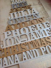 Laser cut Christmas tree personalised - Fred And Bo