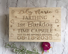 Personalised Wooden Baby Gift Box - Memory Keepsake Box - Fred And Bo