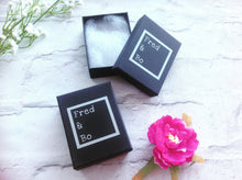 Walk with me today wedding bouquet charm set - stamped metal - Fred And Bo