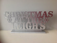 Christmas at the ...... Standing plaque - Fred And Bo