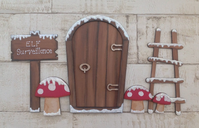 Christmas elf / fairy mini door set - Fred And Bo