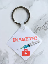 Diabetic Medical Alert Keyring. - Fred And Bo