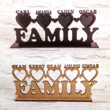 Family photo frame personalised - Fred And Bo