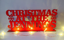 Christmas at the ...... Standing plaque - Fred And Bo