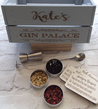 Infuse-A-Gin - personalised gin botanicals box - FANCY FONT - Fred And Bo