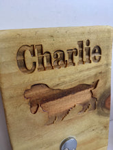 Personalised Dog Lead Holder - Fred And Bo
