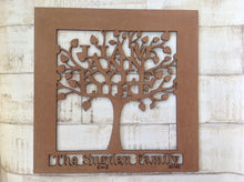 Family tree laser cut - personalised family gift - Fred And Bo