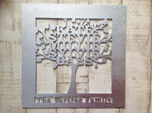 Family tree laser cut - personalised family gift - Fred And Bo