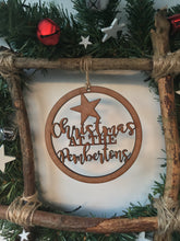Festive square twig bell and star wreath - Fred And Bo
