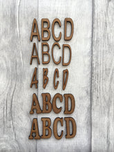 Clarendon font MDF letters - Fred And Bo