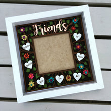 Friends photo frame - hand painted personalised friends gift - Fred And Bo