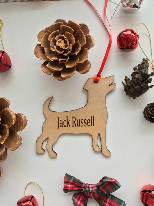 Personalised Dog Decoration - Jack Russell - Fred And Bo