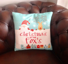 Christmas at the....... personalised cushion - Fred And Bo
