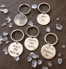 What's the craic - Belfast slang - hand stamped key chain - Fred And Bo