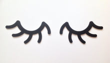 Sleepy lashes sleepy eyes laser cut wood wall decor - Fred And Bo