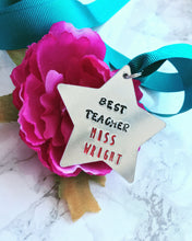 Personalised Medal - Best Teacher - Thank You Teacher Gift - Fred And Bo