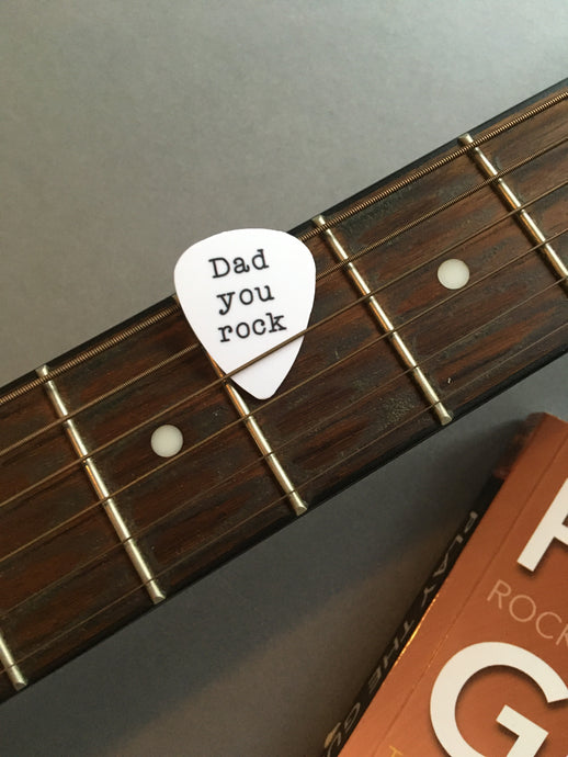 Guitar Pick- Dad You Rock (set of 3) - Fred And Bo