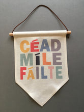 Hanging Banner Flag- Céad Míle Fáilte - Fred And Bo