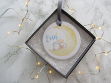 Ceramic New Baby Hanging Decoration - Fred And Bo