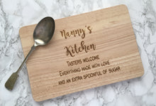 Personalised chopping board- granny's kitchen - Fred And Bo