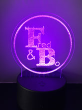 Personalised colour changing LED Night Light with remote control - Fred And Bo