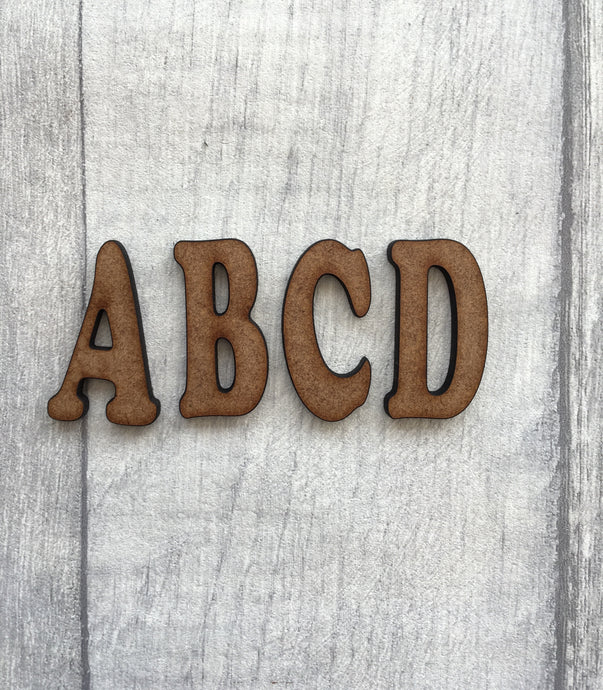 Cooper font MDF letters - Fred And Bo