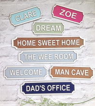 DADS OFFICE Railway street sign vintage style plaque - Fred And Bo