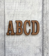 Clarendon font MDF letters - Fred And Bo