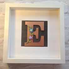 Floral Letter Inital Box Frame - Fred And Bo