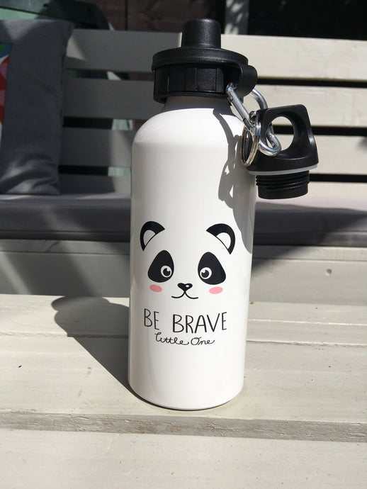 Dream big little one - panda Face Aluminium water bottle - Fred And Bo